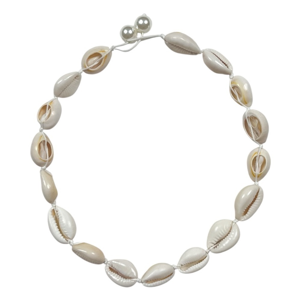Y2K Cowrie Shell Choker Necklace